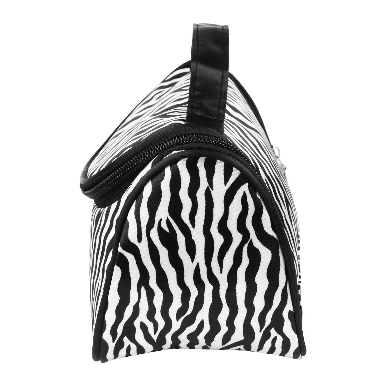Travel Makeup Bag Portable Cosmetic Organizer with Cosmetic Mirror DailySale