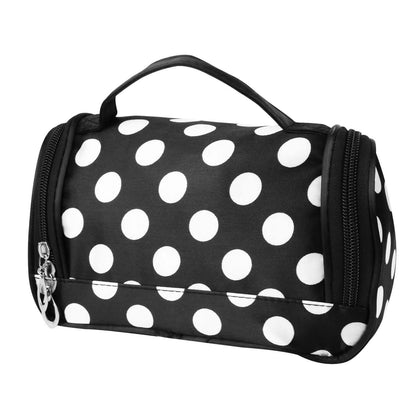 Travel Makeup Bag Portable Cosmetic Organizer with Cosmetic Mirror DailySale
