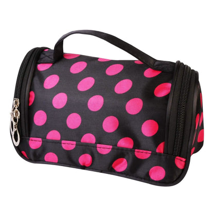 Travel Makeup Bag Portable Cosmetic Organizer with Cosmetic Mirror DailySale