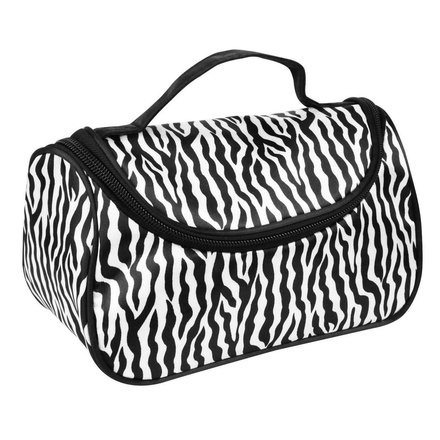 Travel Makeup Bag Portable Cosmetic Organizer with Cosmetic Mirror DailySale