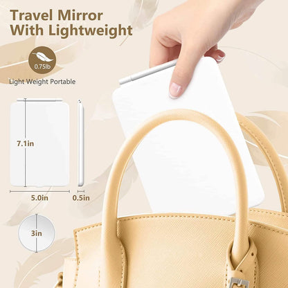 Travel Makeup Mirror with 10X Magnifying Mirror DailySale