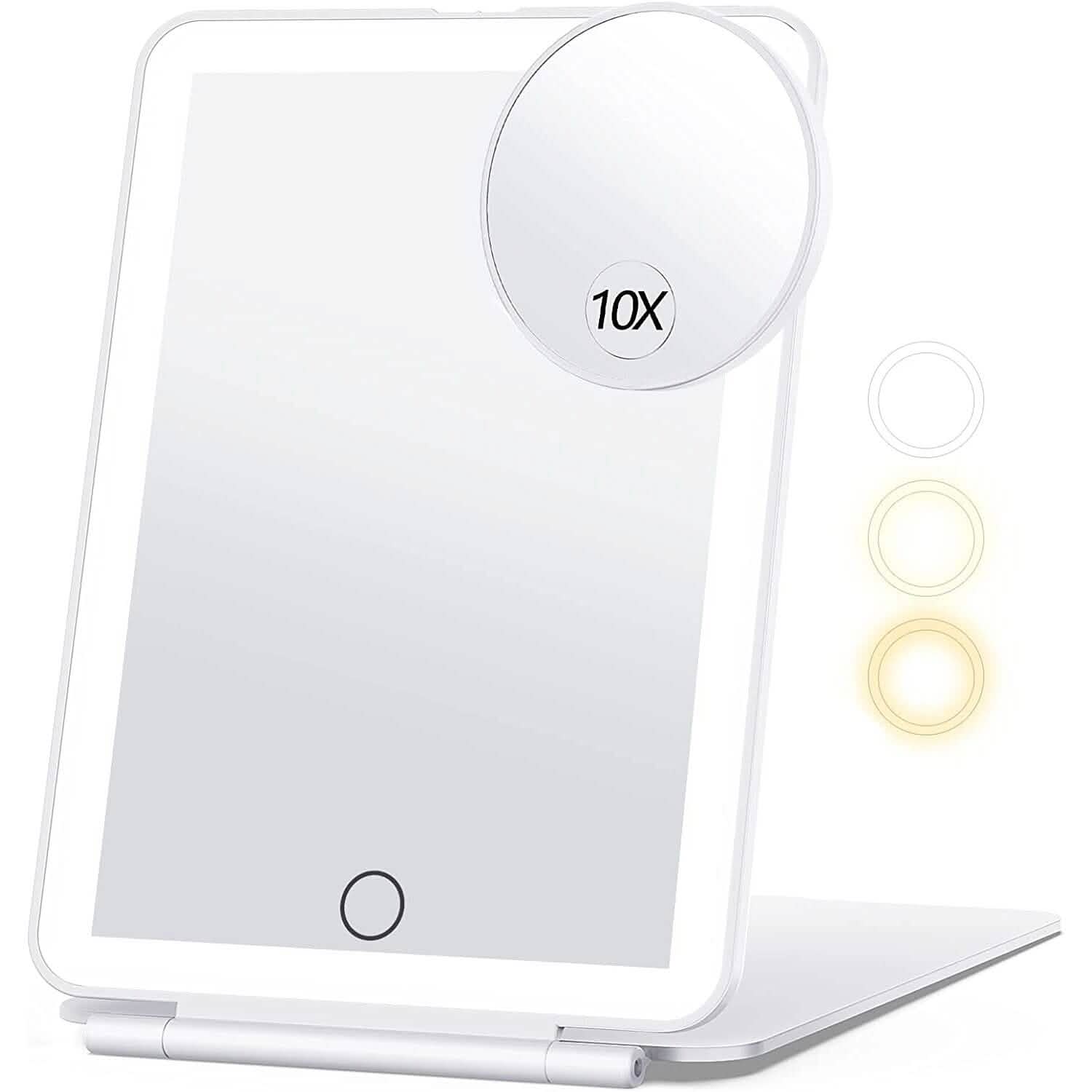 Travel Makeup Mirror with 10X Magnifying Mirror DailySale