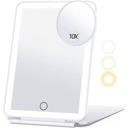 Travel Makeup Mirror with 10X Magnifying Mirror DailySale