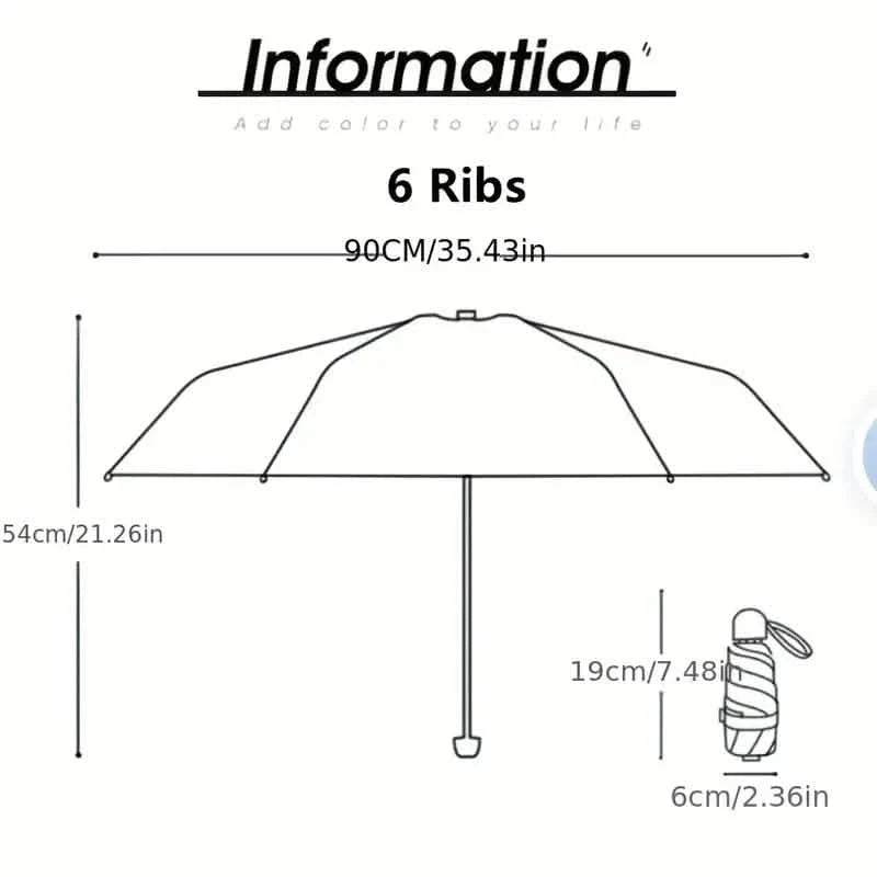 Travel Mini Umbrella for Purse DailySale