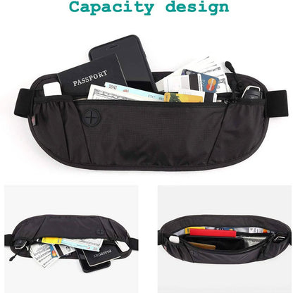 Travel Money Wallet Belt Pouch Blocking Hidden Passport Holder Bag DailySale