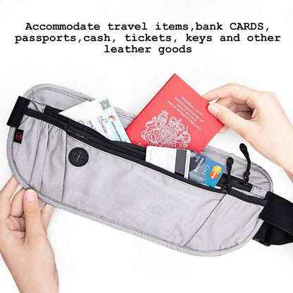 Travel Money Wallet Belt Pouch Blocking Hidden Passport Holder Bag DailySale