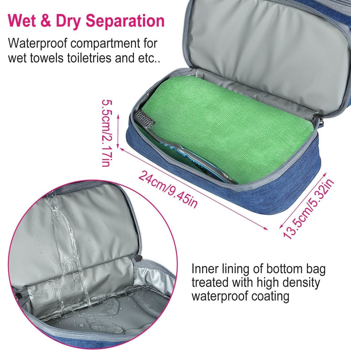 Travel Toiletry Cosmetic Bag DailySale