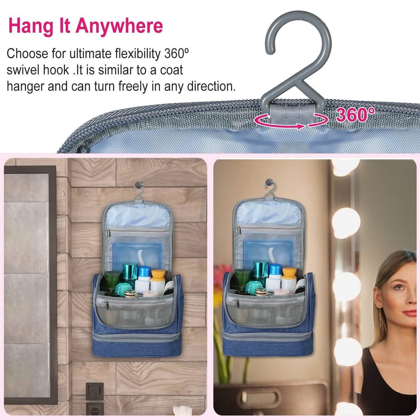 Travel Toiletry Cosmetic Bag DailySale
