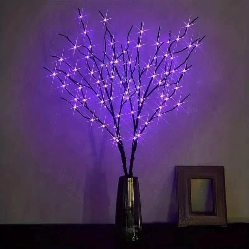 Tree Lamp Decoration Lights, 20 LED Purple Willow Branch Light DailySale