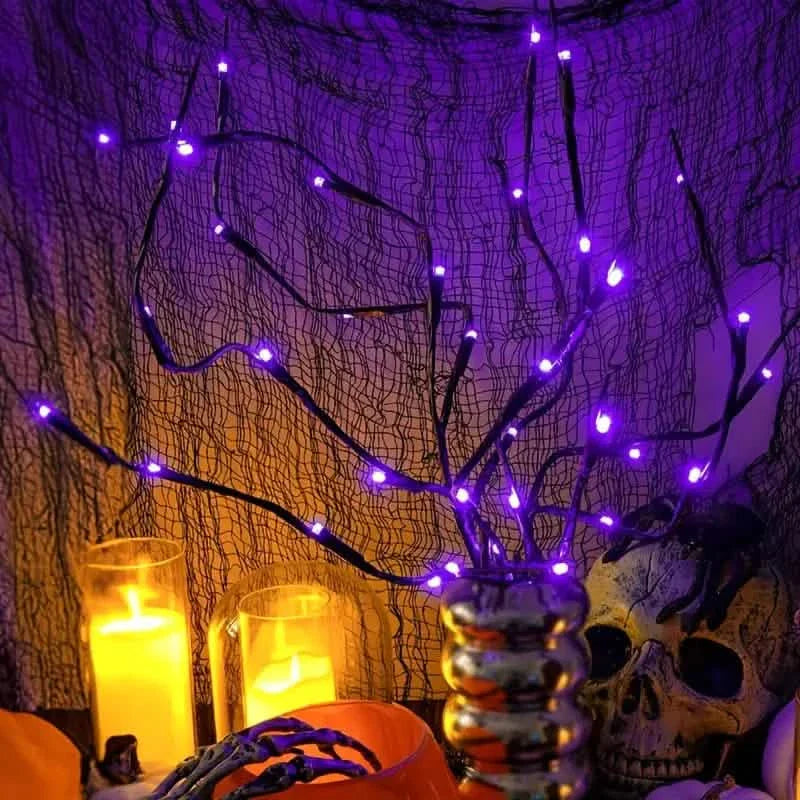 Tree Lamp Decoration Lights, 20 LED Purple Willow Branch Light DailySale