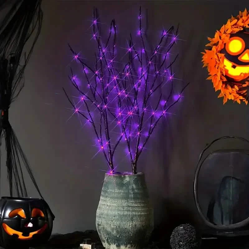 Tree Lamp Decoration Lights, 20 LED Purple Willow Branch Light DailySale