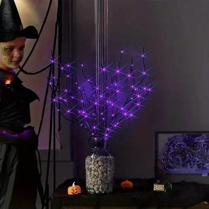 Tree Lamp Decoration Lights, 20 LED Purple Willow Branch Light DailySale