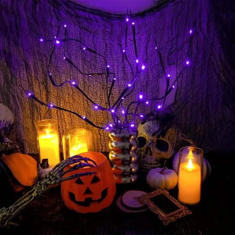Tree Lamp Decoration Lights, 20 LED Purple Willow Branch Light DailySale