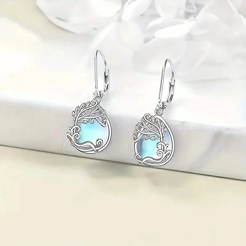 Tree of Life Design S925 Sterling Silver Dangle Earrings DailySale