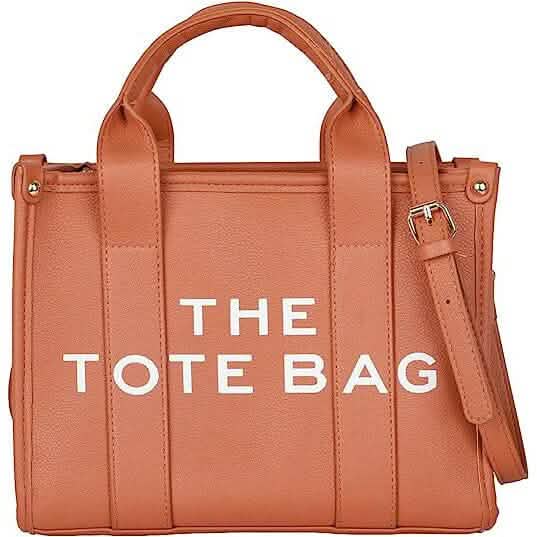 Trendy Leather Tote Bag Small Personalized Top Handle Crossbody Handbags DailySale