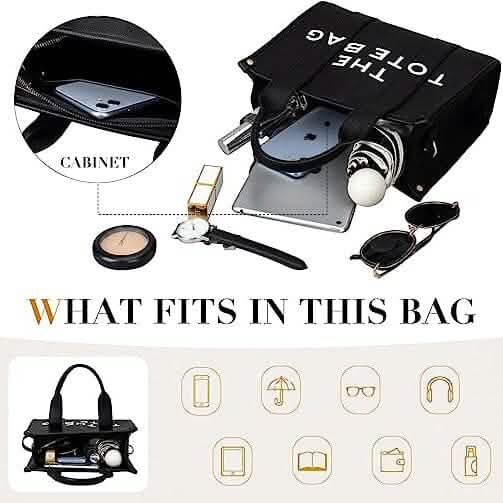 Trendy Leather Tote Bag Small Personalized Top Handle Crossbody Handbags DailySale