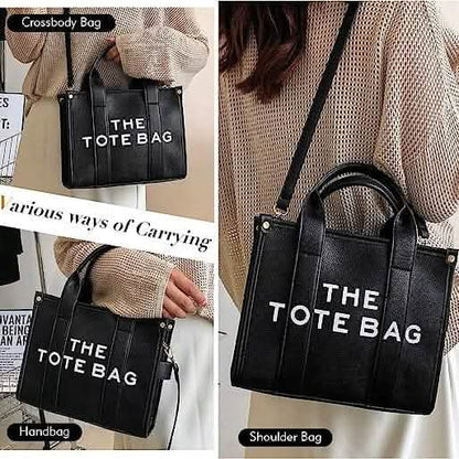 Trendy Leather Tote Bag Small Personalized Top Handle Crossbody Handbags DailySale