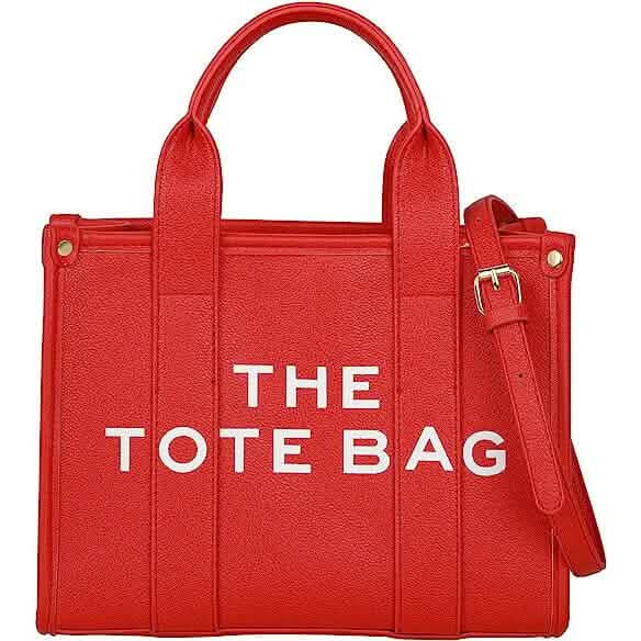 Trendy Leather Tote Bag Small Personalized Top Handle Crossbody Handbags DailySale