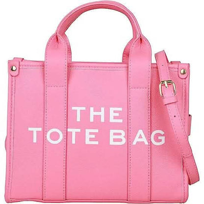 Trendy Leather Tote Bag Small Personalized Top Handle Crossbody Handbags DailySale