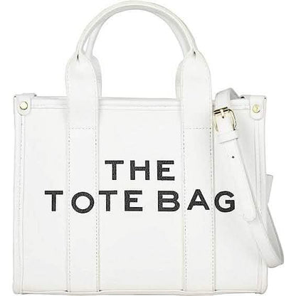 Trendy Leather Tote Bag Small Personalized Top Handle Crossbody Handbags DailySale