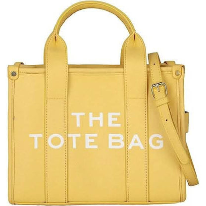 Trendy Leather Tote Bag Small Personalized Top Handle Crossbody Handbags DailySale