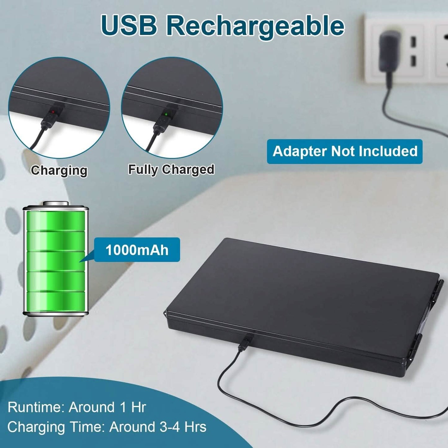 Tri-Fold Mirror with Telescopic Hanger DailySale