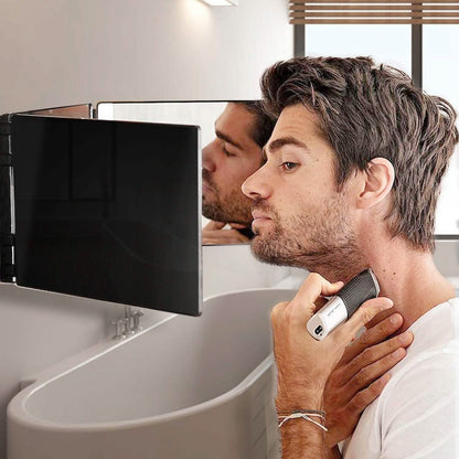 Tri-Fold Mirror with Telescopic Hanger DailySale