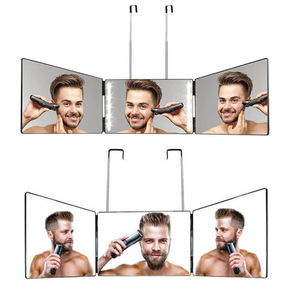 Tri-Fold Mirror with Telescopic Hanger DailySale