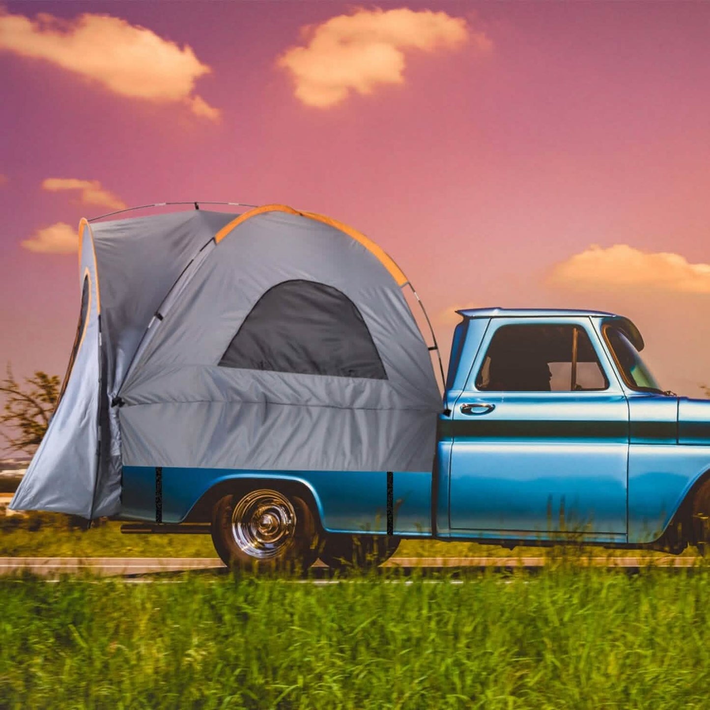 Truck Bed Tent Waterproof Windproof Pickup Truck Tent with Carry Bag DailySale