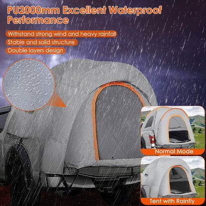 Truck Bed Tent Waterproof Windproof Pickup Truck Tent with Carry Bag DailySale