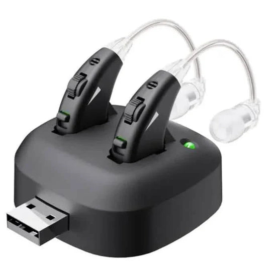 True Hearing Aids (Not Amplifier) for Seniors Rechargeable with Charging Dock DailySale