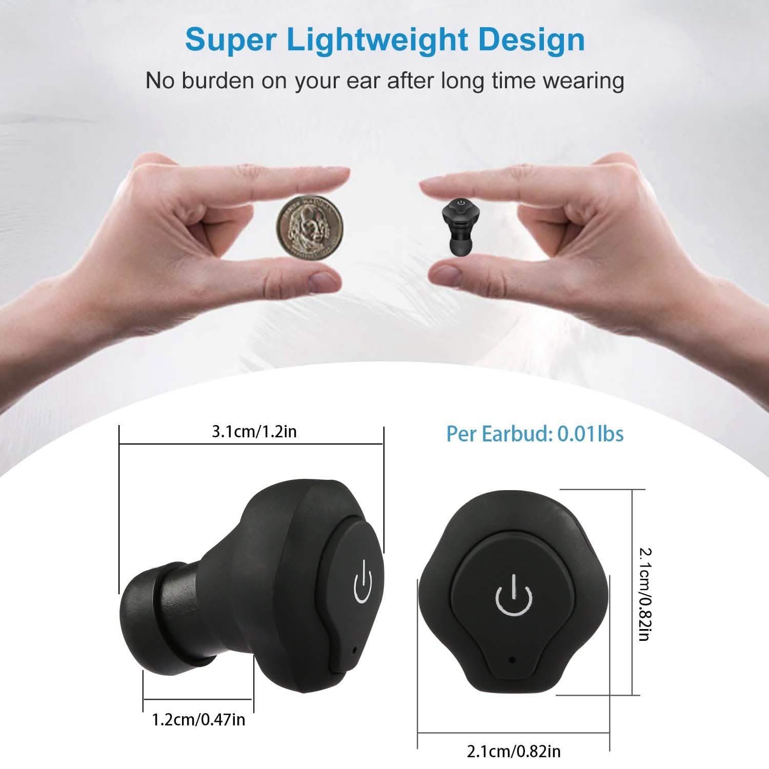 True Wireless Earbuds CSR v4.2 In-Ear Stereo Headsets DailySale