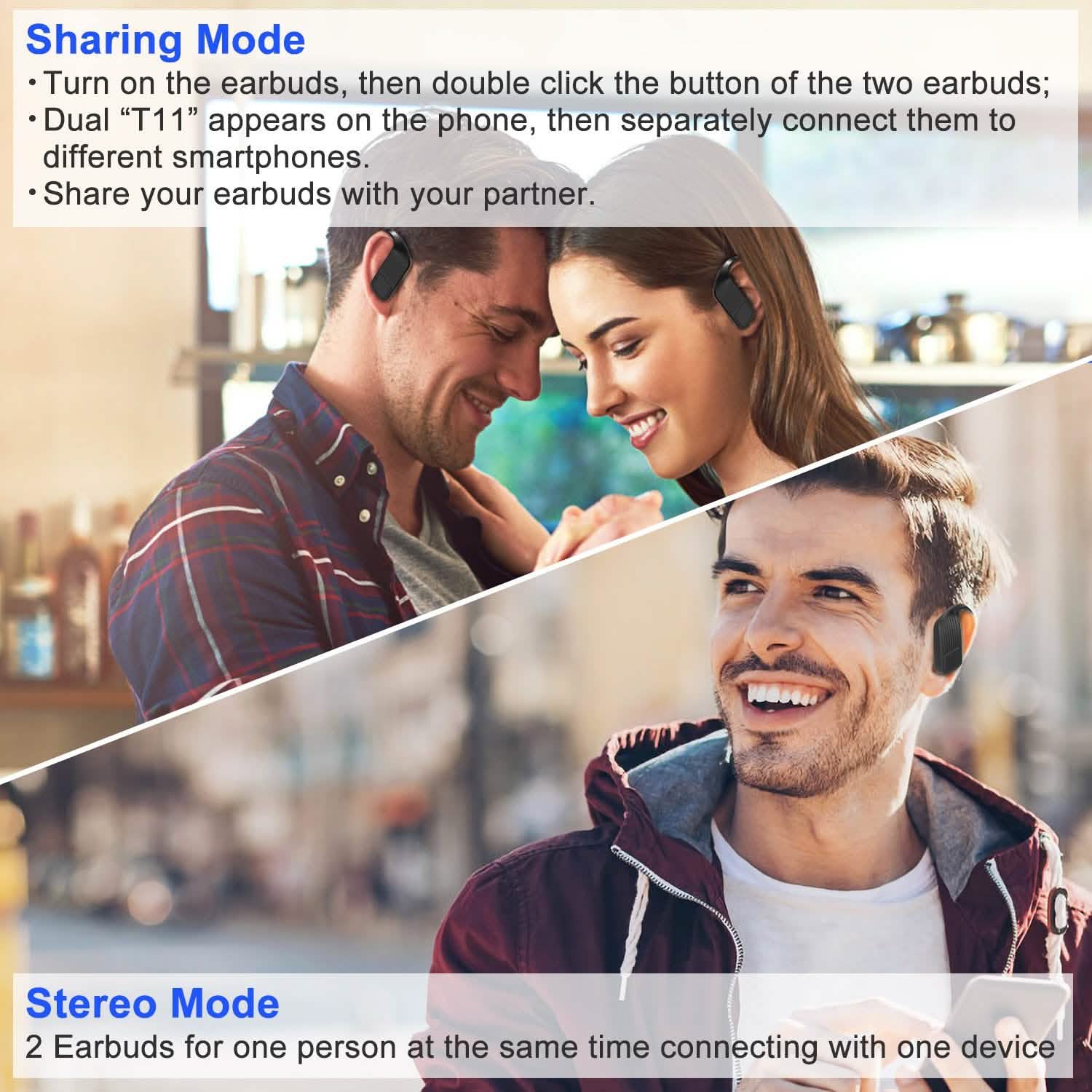 True Wireless Earbuds v5.0 TWS Stereo Earphones Headset DailySale