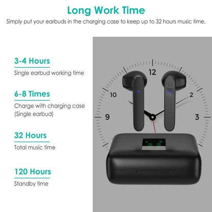 True Wireless Stereo V5.1 Earbuds Touch Control DailySale