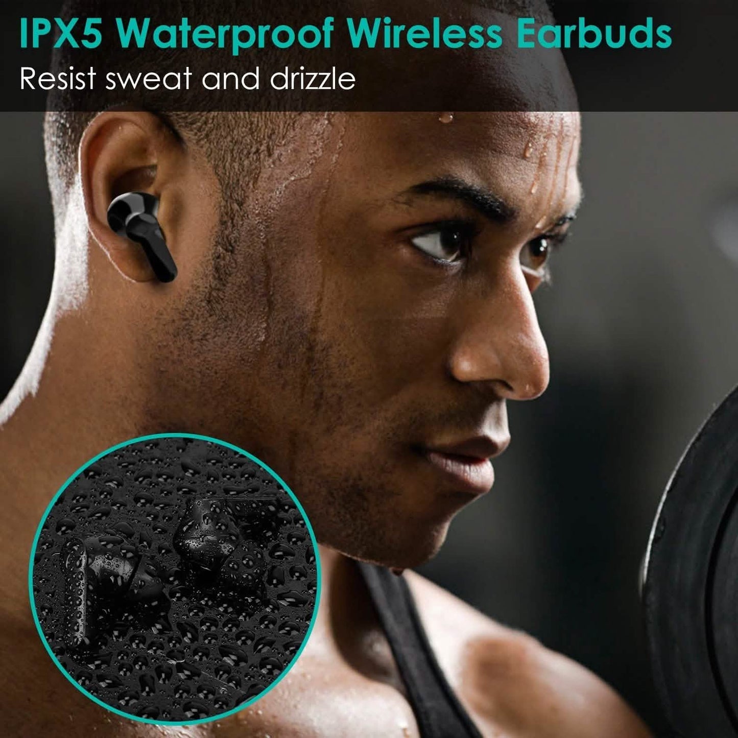 True Wireless V5.0 Earbuds IPX 5 Water Resistant DailySale