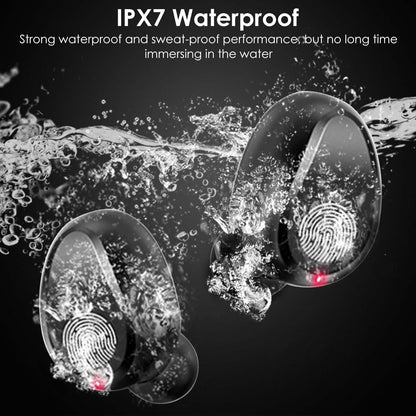 True Wireless V5.0 Earbuds with LED Display Magnetic Charging Dock DailySale