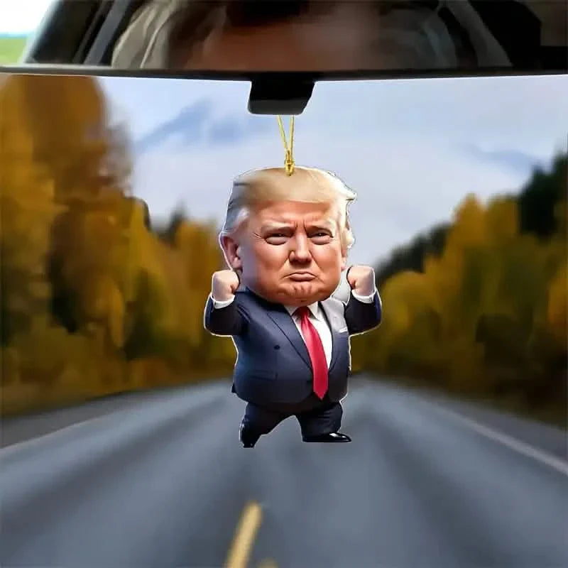 Trump Acrylic Hanging Pendant - 2D Flat Art Decoration DailySale