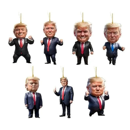 Trump Acrylic Hanging Pendant - 2D Flat Art Decoration DailySale