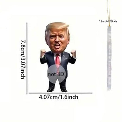 Trump Acrylic Ornament Versatile Hanging Decor DailySale