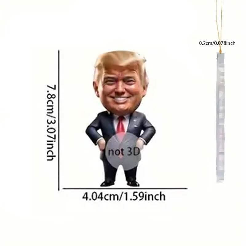 Trump Acrylic Ornament Versatile Hanging Decor DailySale
