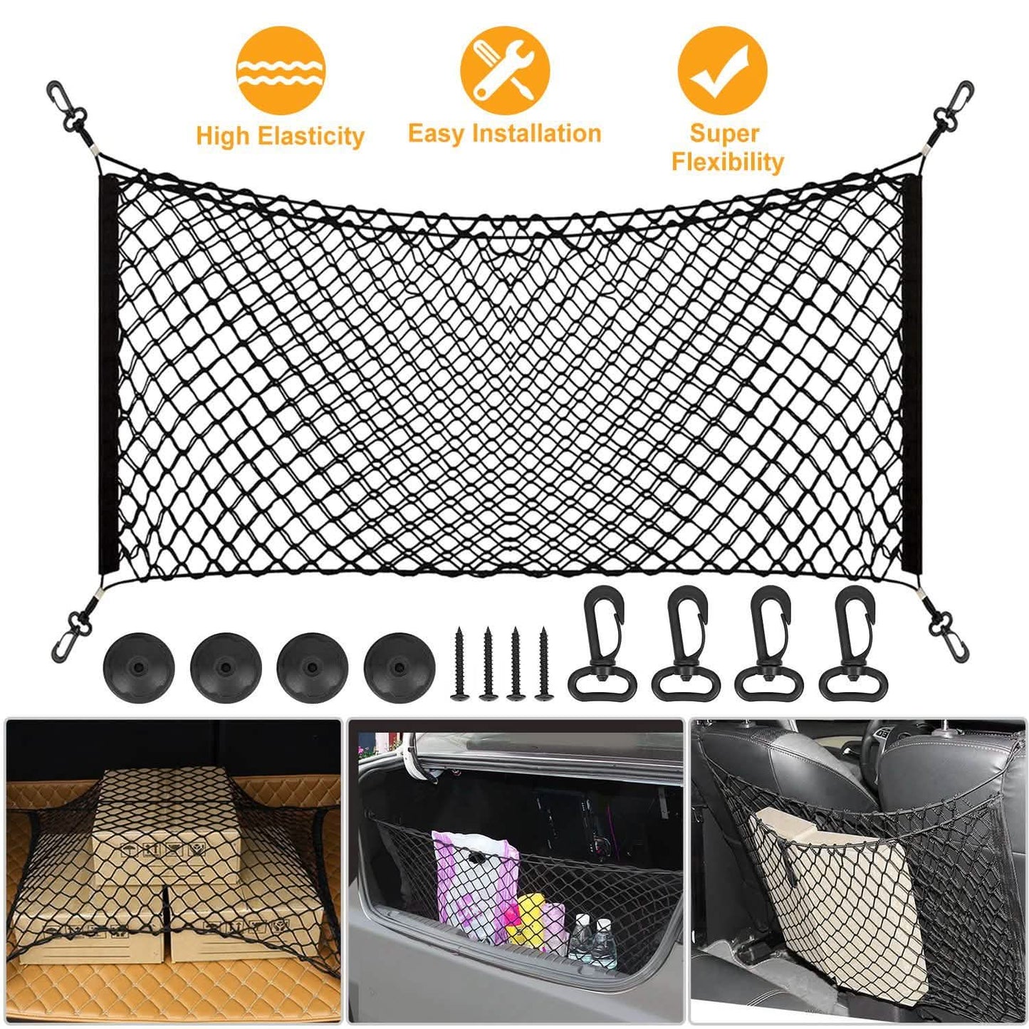 Trunk Cargo Net Stretchable Universal DailySale