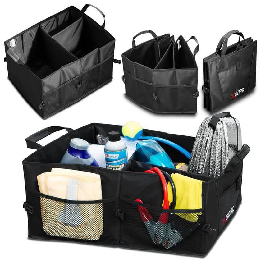 Trunk Cargo Organizer Heavy-Duty Folding Tray DailySale