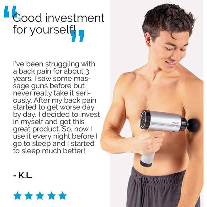 truRelief™ Percussive Massage Gun by truMedic - Massage Gun Deep Tissue DailySale