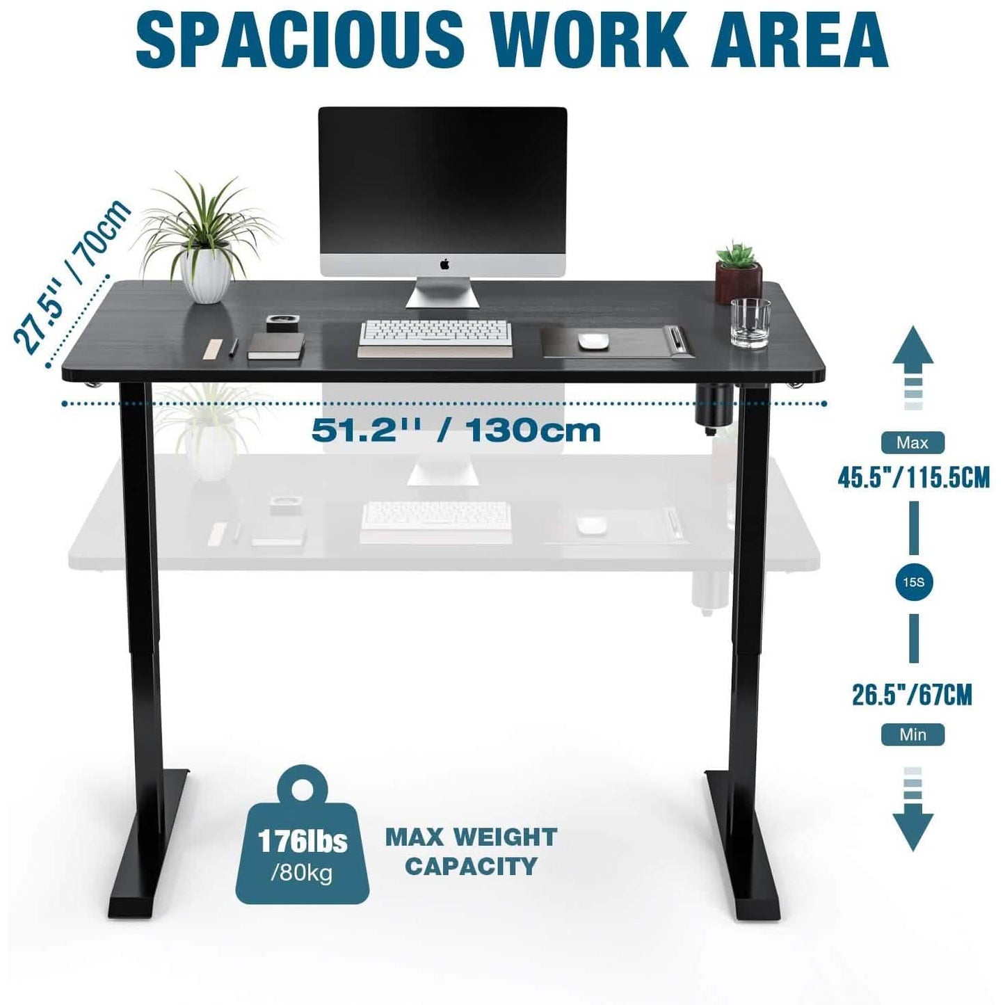 TTKK Electric Standing Desk DailySale