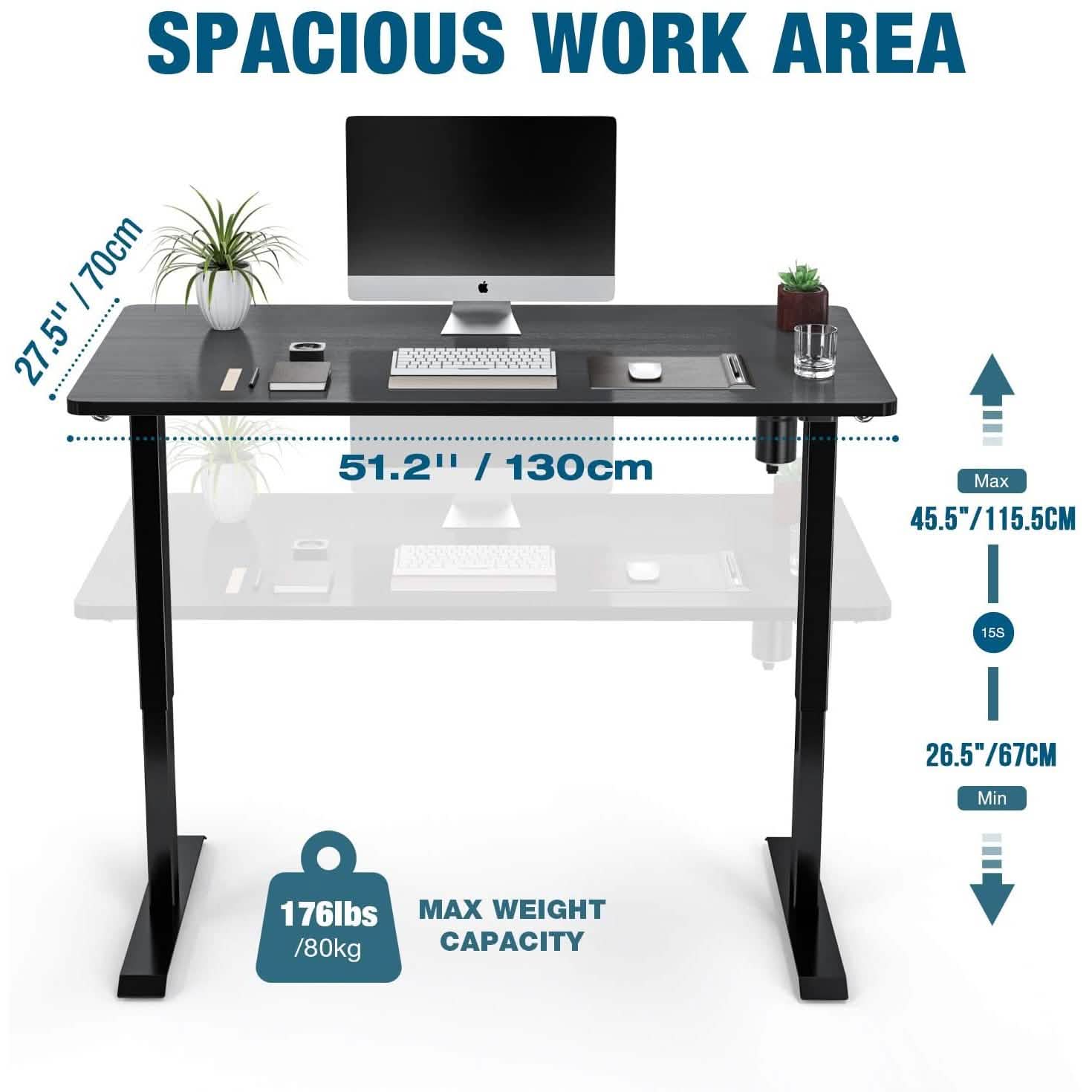 TTKK Electric Standing Desk DailySale