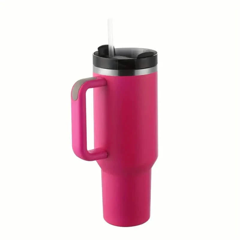 Tumbler with Handle And Straw Lid, Leak-proof Travel 40oz Coffee Mug DailySale