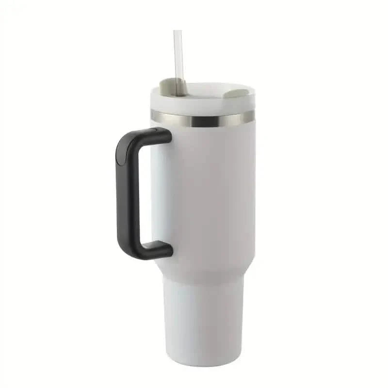 Tumbler with Handle And Straw Lid, Leak-proof Travel 40oz Coffee Mug DailySale