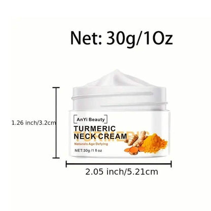 Turmeric Neck Firming Cream Facial Moisturizer with Retinol Collagen and Hyaluronic Acid DailySale