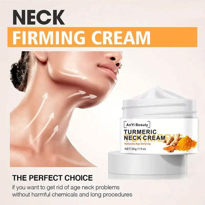 Turmeric Neck Firming Cream Facial Moisturizer with Retinol Collagen and Hyaluronic Acid DailySale