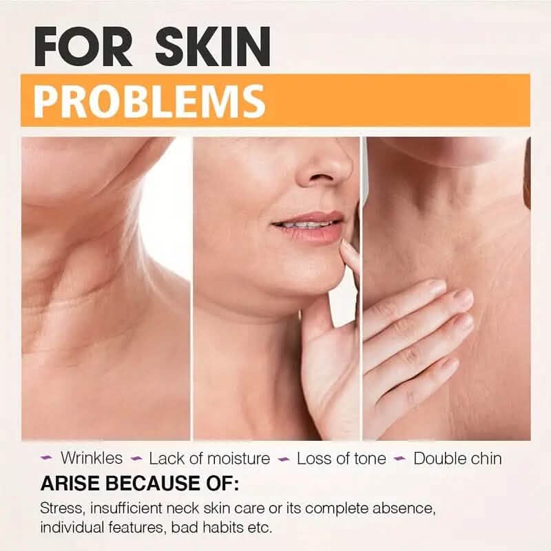 Turmeric Neck Firming Cream Facial Moisturizer with Retinol Collagen and Hyaluronic Acid DailySale